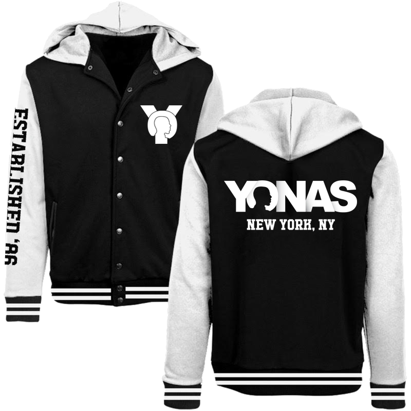 Black YONAS Varsity Jacket